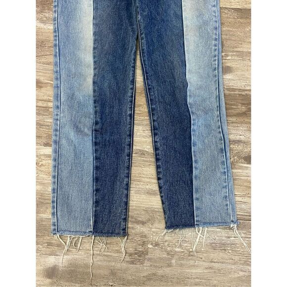 PACSUN Vintage Icon Jeans Raw Hem Cropped Denim Women’s Size 27 - Picture 3 of 7